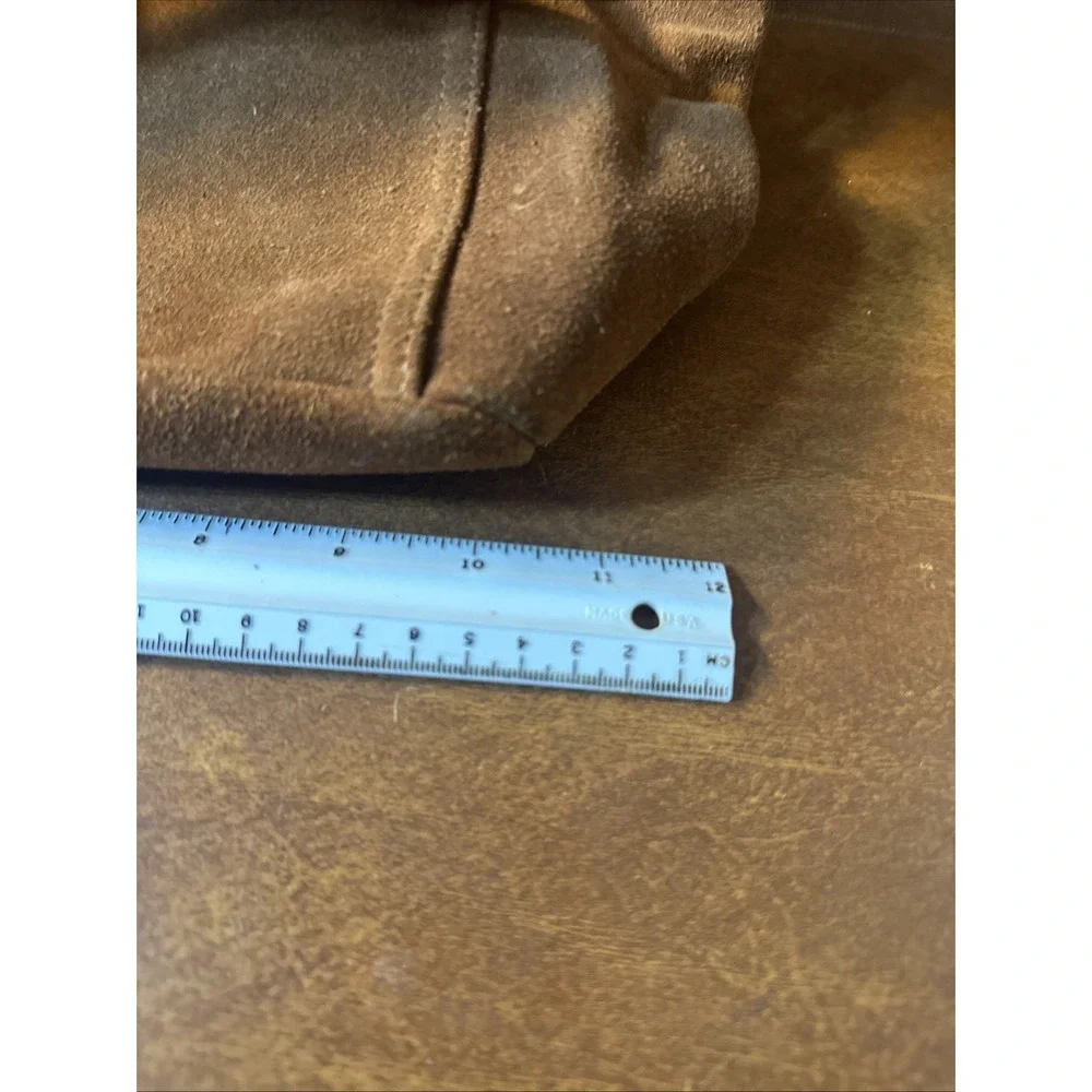 St.John's Bay Y2K Co-co Leather Suede Hobo/Slouch/Messenger Shoulder Bag